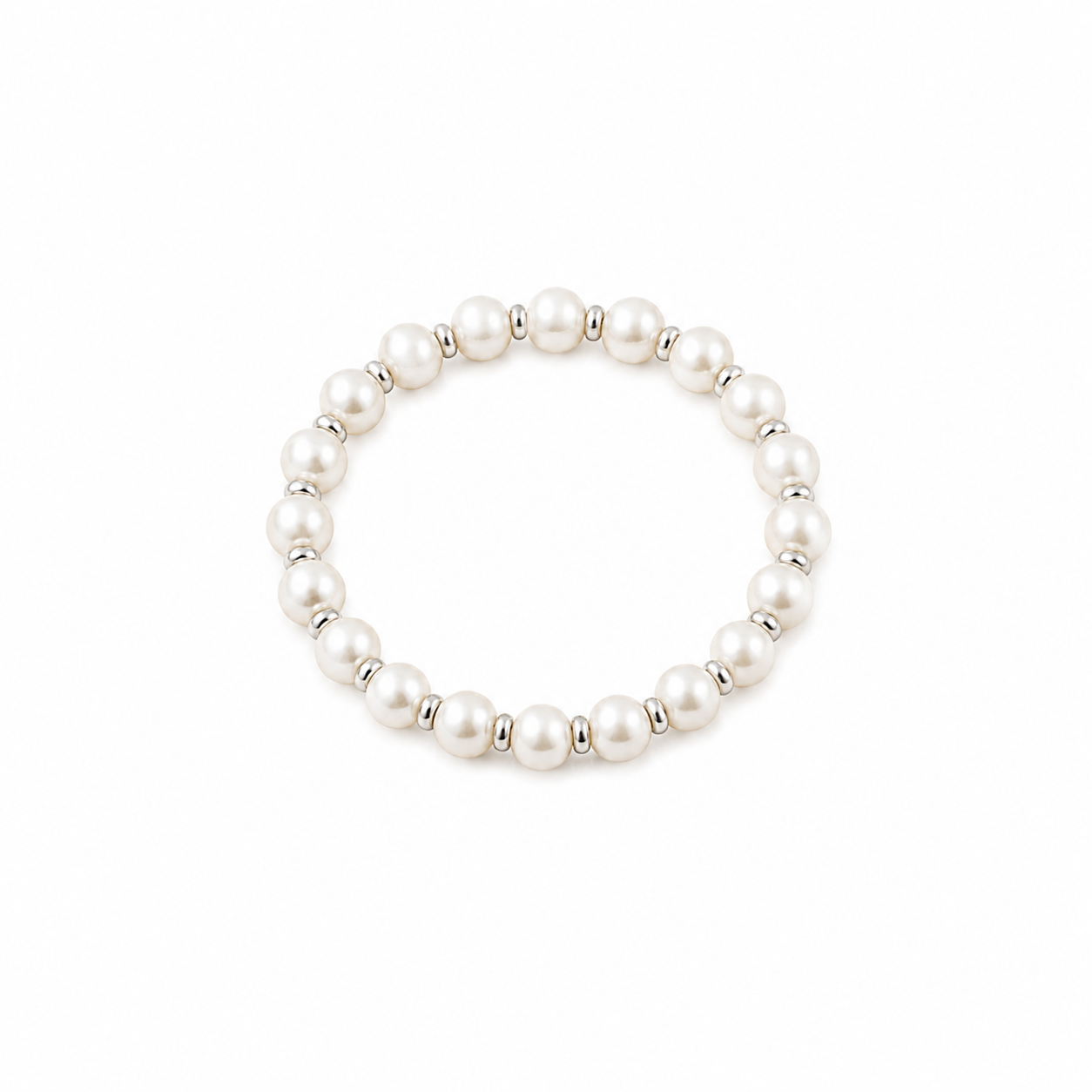 Elegant Pearl Bead Bracelet